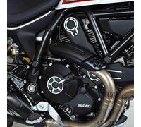 Puig Chassis Caps Black 9632N Monster 797 17', Ducati Scrambler Sixty2 16'-18'