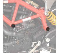 Puig Chassis Caps Black 9634N Hypermotard 821/SP, Ducati Hyperstrada 13'-15'