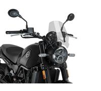 Puig Windshield Naked New Generation Sport 9747W for Benelli Leoncino 500 16'-19', Benelli Leoncino Trail 17'-19'