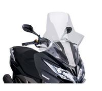 Puig 7020W Windshield Touring for Maxiscooter Kawasaki J300 2014-2015, Transparent, Medium