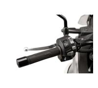 PUIG Core Handlebar Grips Model 20796N Black - Length 121 mm