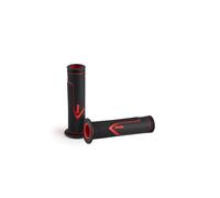 PUIG Core Handlebar Grips Red - Length: 121 mm