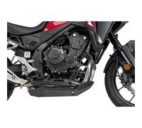Puig 22205N Skid Plate for maximum protection of the engine and exhaust collectors with perfect integration into your bike, Black