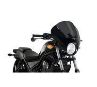 PUIG Dark Night Semi-Carbon Look Windshield for HONDA CMX500 Rebel 17-19