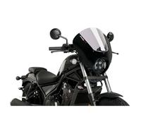 PUIG Dark Night Semi-Faired Windshield Honda CMX500 SE Rebel 20-24 Light Smoke