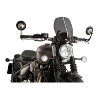 Puig Dark Smoke New Generation Touring Screen Triumph Bonneville Bobber 17-20