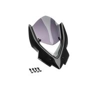 Puig 22777F Naked New Generation Touring touring and aerodynamic in 3 mm acrylic with central air intake improving protection and reducing turbulence, Dark Smoke