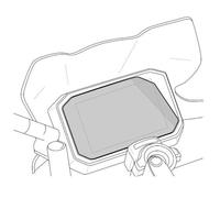 Puig Dashboard Protector | Clear | Honda CB750 Hornet/XL 750 Transalp 2023>2024