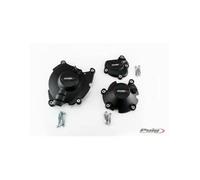 PUIG Engine Case Protection Track-Campionato For Yamaha YZF-R1M 17-19 Black