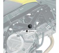 PUIG Frame Cover For Suzuki DL650 V-Strom 17-20 Black MPN 3893N