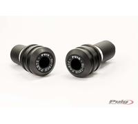 Puig 8593N Vintage engine protectors with minimalist design for engine and frame protection without altering the original aesthetics, Black