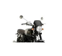 PUIG Front Fairing Cavity Aluminum For Triumph Bonneville T100 09-16 Black 3593N