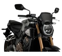 Puig Front Fairing black, type-approved