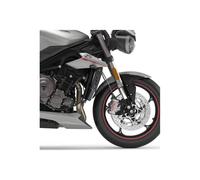 Puig 3898N Front Fender Extension extra splash protection, Black