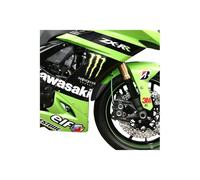PUIG Front Fender Extension For Kawasaki ZX-10R 2006-2007 Matte Black