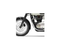 PUIG Front Fender Extension For Triumph Bonneville T120 21-25 Matte Black