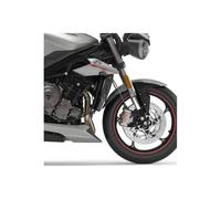 Puig 3898N Front Fender Extension extra splash protection, Black
