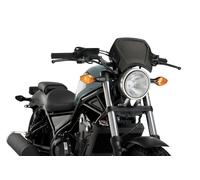 Puig 3701N Aluminium Frontal Plate Black