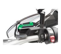 Puig 9282V Brake and clutch fluid reservoir cover machined from anodized aluminium with Hi-Tech design for protection and aesthetics, Green