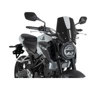 Puig 22296N New Generation Sport Black, windscreen designed to improve aerodynamic protection, renew the style of the motorcycle and offer precise and stable installation with high-quality materials
