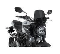 Puig 22296F New Generation Sport Dark Smoked, windscreen designed to improve aerodynamic protection, renew the style of the motorcycle and offer precise and stable installation