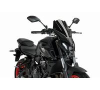 Puig New Generation Touring Yamaha Mt-07 2023-2024 Windshield Silver