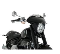 Puig Gloss Black Housing Light Smoke Batwing Sport Screen BMW R 18 2021-2025