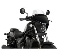 Puig Gloss Blk Housing Clear Batwing Touring Screen For Honda CMX500 Rebel 20-25
