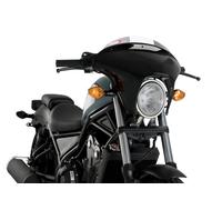 Puig Gloss Blk Housing Clr Batwing Sport Screen For Honda CMX500 Rebel 2017-2019