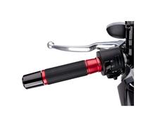 PUIG GRIPS MODEL ASCENT COLOR RED - Length: 123 mm.
