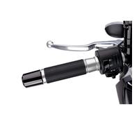 PUIG GRIPS MODEL ASCENT COLOR SILVER - Length: 123 mm.