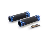 Puig Revving Grips, Black 22 MM, BLUE, PAIR