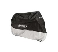 PUIG Hi-Tech Logo Motorcycle Cover XL Size Black 20725N