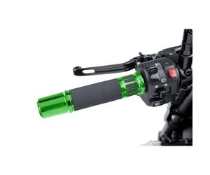 PUIG HI-TECH Racing Handlebar Grips Green - Length: 123 mm