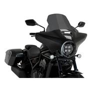 Puig High-Road Screen for OEM Fairing Dk. Smoke For Honda CMX1100T Rebel 2023-24