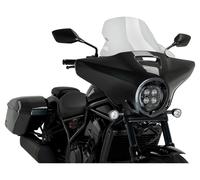 Puig High-Road touring windshield with ABE CMX 1100, model year 2023, Transparent