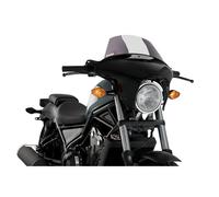 PUIG SCREEN BATWING SML TOURING FIT ON HONDA CMX500 REBEL 17-19 CLEAR SMOKE - CO