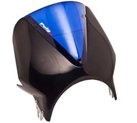 PUIG WINDSCREEN UNIV. VISION FIT ON KAWASAKI Z900 RS SE 22-23 BLACK-BLUE