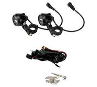 Puig LED auxiliary fog light HEADLIGHT, BLACK, PAIR