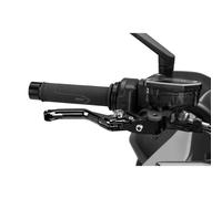 PUIG LEVER 4.0 BRAKE FIXED SHORT BLACK AND SILVER SELECTOR