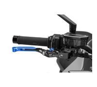 PUIG LEVER 4.0 EXTENDABLE AND FOLDABLE BRAKE WITH BLACK CENTRAL BODY BLUE EXTENS