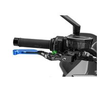 PUIG LEVER 4.0 EXTENDABLE AND FOLDABLE BRAKE WITH BLACK CENTRAL BODY BLUE EXTENS