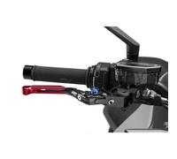 PUIG LEVER 4.0 EXTENDABLE AND FOLDABLE BRAKE WITH BLACK CENTRAL BODY RED EXTENSI