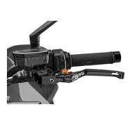 PUIG LEVER 4.0 FOLDING CLUTCH BLACK AND ORANGE SELECTOR