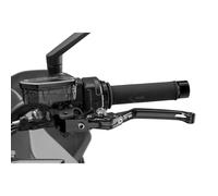 PUIG LEVER 4.0 FOLDING CLUTCH BLACK AND SILVER SELECTOR