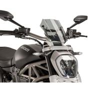 Puig Lght Smoke New Generation Adjustable Screen - Ducati XDiavel Dark 2021-2024