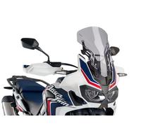 Puig Light Smoke Adjust Sport Screen & Support Honda Africa Twin CRF1000L 16-19