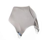 Puig 2127H Short fairings for round headlights, compact aerodynamic screen for round headlight made of 3 mm polycarbonate with rounded profile and high impact resistance, Smoke