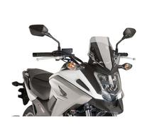 Puig 8909H Sport Screen compact and aerodynamic in high-impact acrylic with rounded profile and sporty design that improves protection and visibility, Smoke
