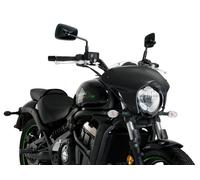 Puig Matt Blk Housing Clear Batwing Sport Screen Kawasaki Vulcan 650 S 2015-2025
